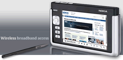 Nokia 770 Internet Table