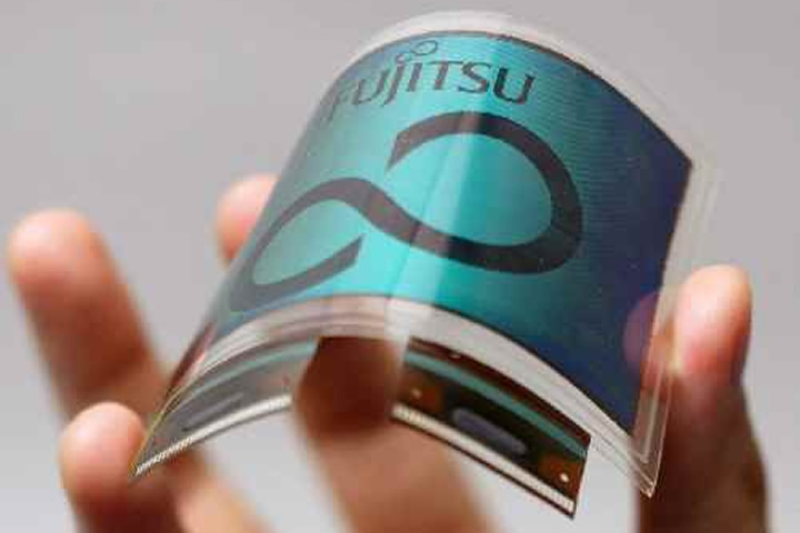 Fujitsu flexible colour screen ou o futuro do ecrã