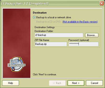 EZ Backup 3.0