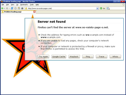 404 Error Page ou ErrorZilla…
