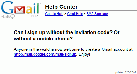 GMail livre?