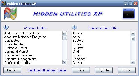 Hidden Utilities XP