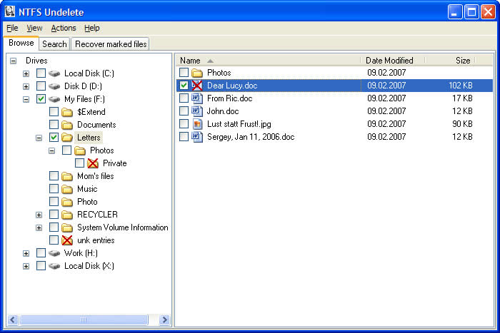 NTFS Undelete 1.0