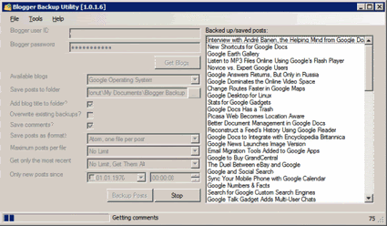 Faça backups do seu blog!