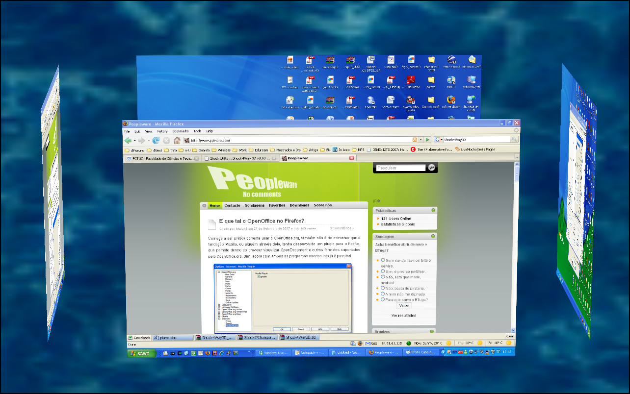 Efeito Cubo no Windows XP e Vista