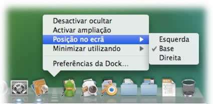 Mac – Mudar a posição da Doca