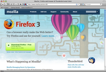 Firefox 3 optimizado para Mac