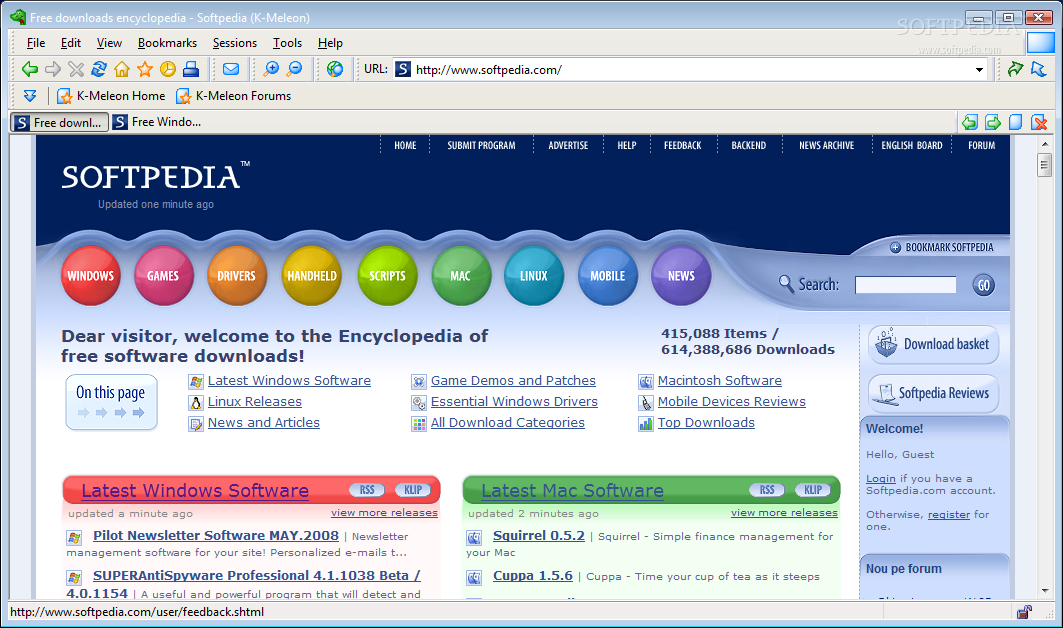 K-Meleon 1.5.0