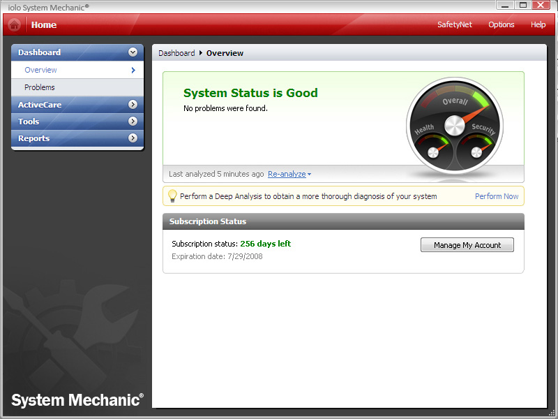 System Mechanic 8 grátis!!