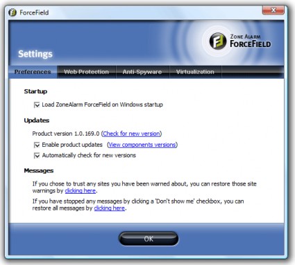ZoneAlarm ForceField grátis por um ano!