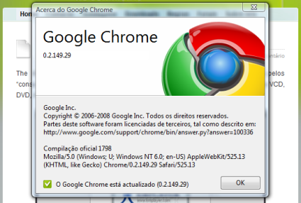 Nova Beta Google Chrome 0.2.149.29
