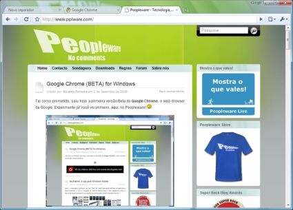 Análise: Google Chrome Beta