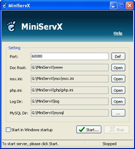 Servidor Web numa PEN USB