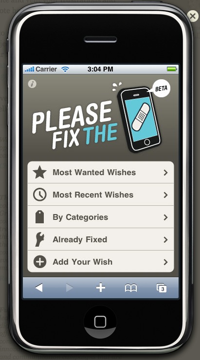 Please Fix the iPhone