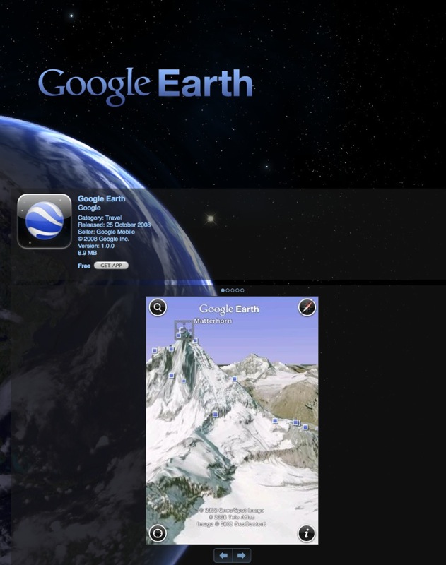 Google Earth for iPhone e iPod