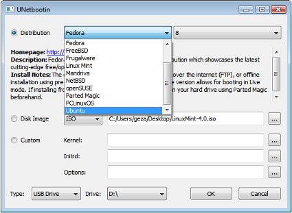 UNetbootin – Crie o seu LiveUSB!