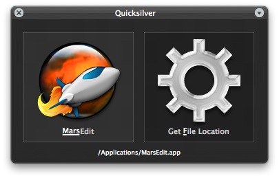 Dica Mac Os – Quicksilver “Get File Location”