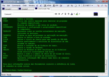 ColorConsole – Dos a cores