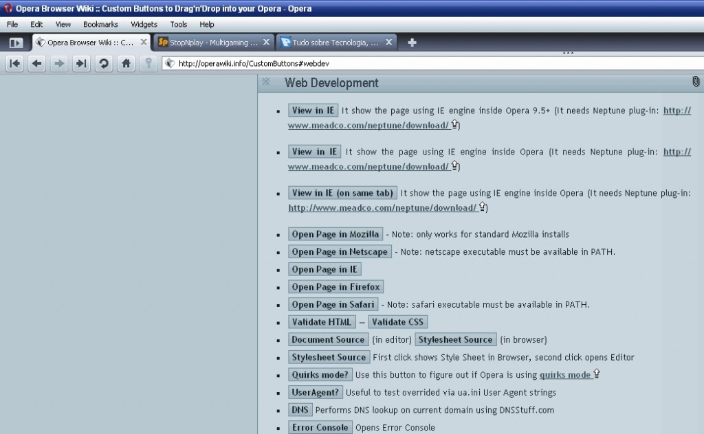 IE-Tab para Opera