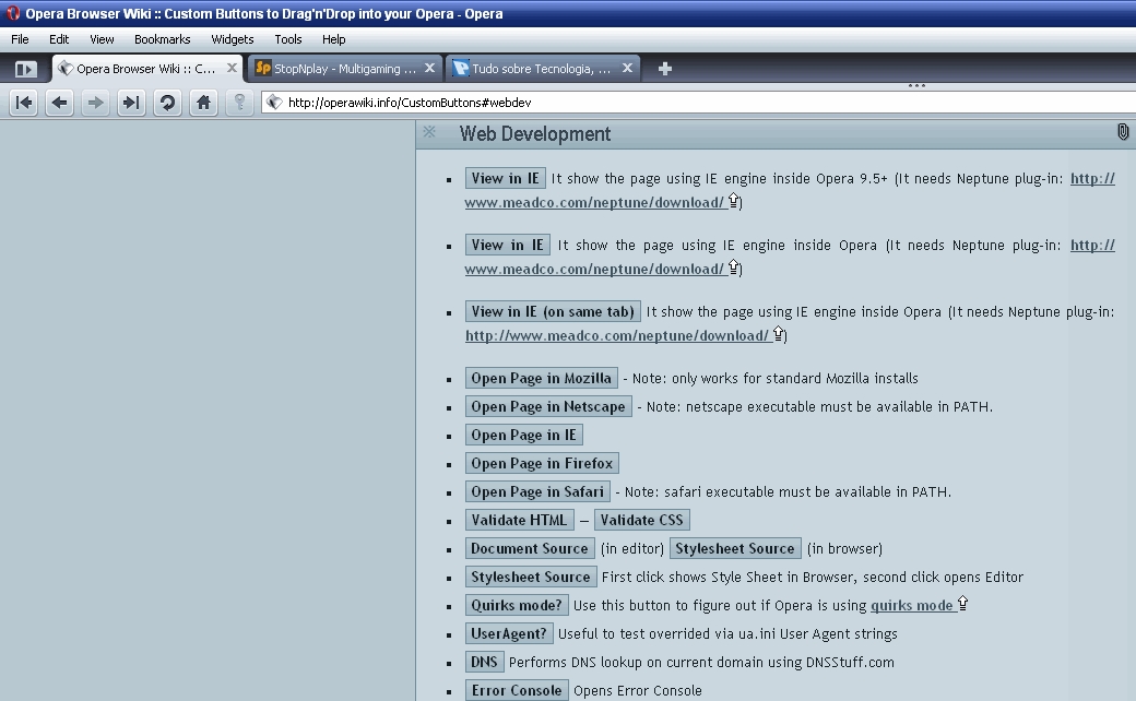 IE-Tab para Opera