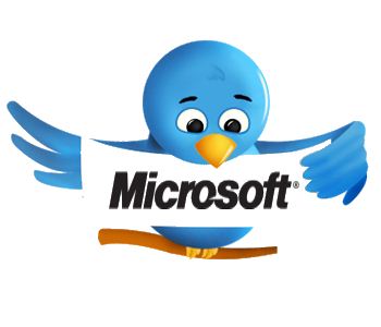 A Microsoft no Twitter