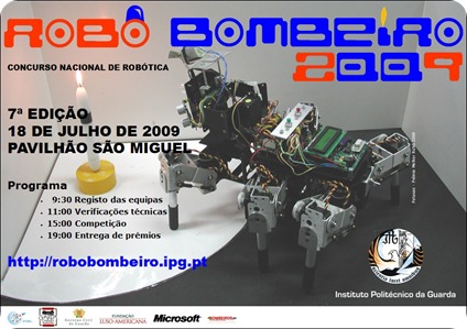 7º edição do concurso Robô Bombeiro – IPGuarda