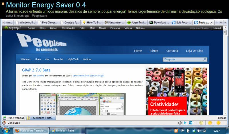 FeedRoller – Feeds RSS a rolar no seu desktop