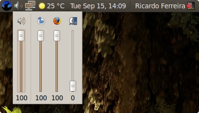 Gnome PulseAudio Applet