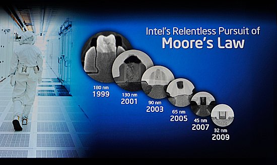 A Lei de Moore continua na Intel