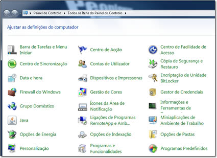 Windows Access Panel 1.0 – Um diferente Painel de Controlo