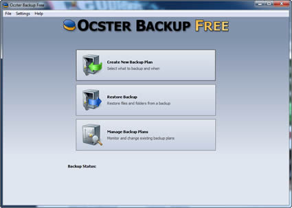 Ocster Backup Free 1.22 – Backups locais e remotos