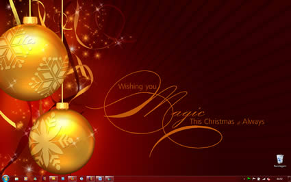 Windows 7 – Tema de Natal