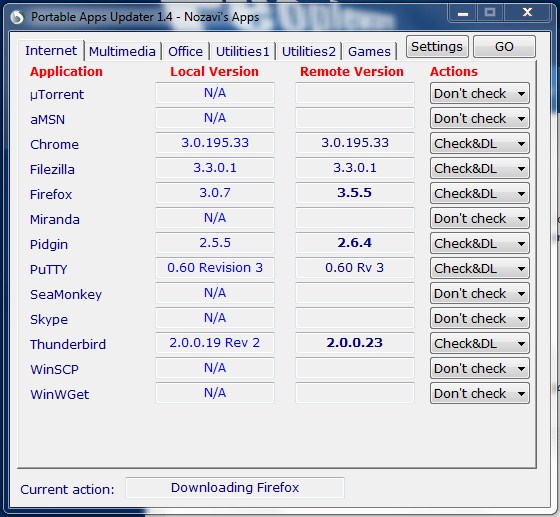 PortableApps Updater