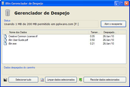 iBin 2.8 – A reciclagem da sua penUSB