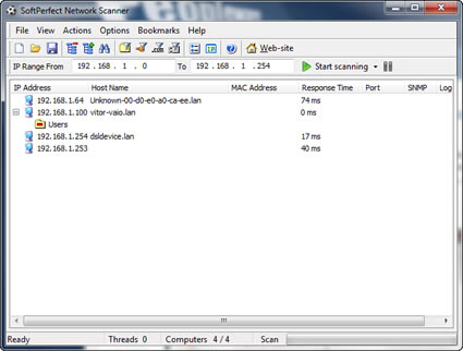 Network Scanner 4.4.4 – Quem anda na minha rede?