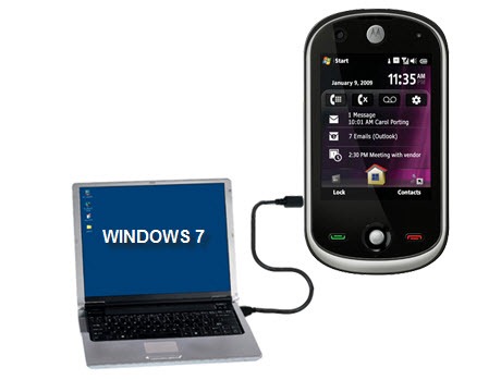 Instale o Windows 7 a partir de um telem&oacute;vel