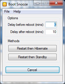 Boot Snooze – Uma ferramenta útil para o inicio do dia!