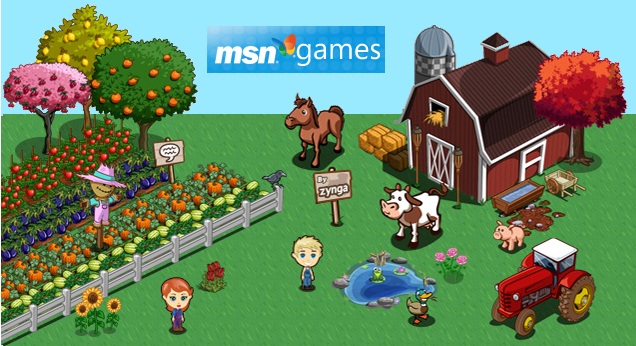 Farmville no Portal MSN Games
