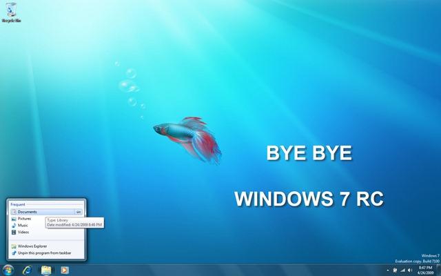 Microsoft alerta utilizadores do Windows 7 RC