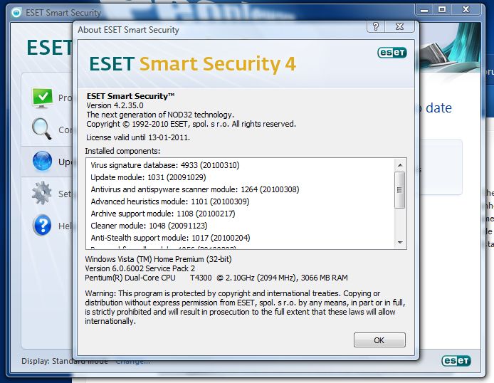 ESS/EAV 4.2.35 – Um avanço na luta contra o malware