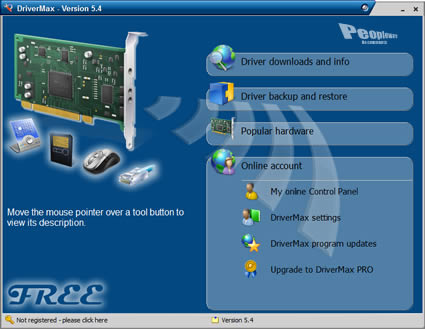 DriverMax 5.5 – Faça um backup dos seus drivers