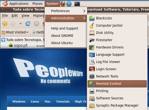 Gnome Nanny – Controlo Parental no Ubuntu