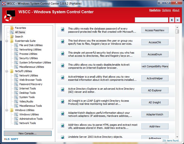 WSCC – Windows System Control Center