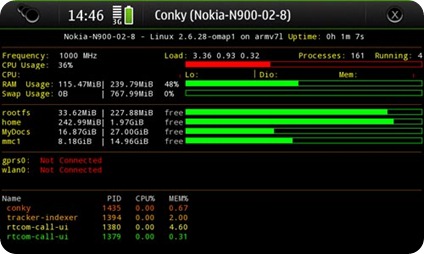 Nokia N900 Overclocked para 1 Ghz