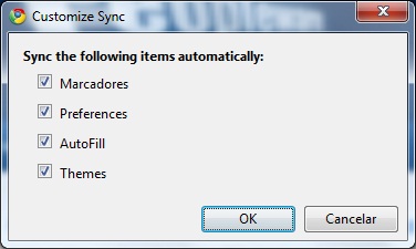 Chrome – Novidades na sincronização