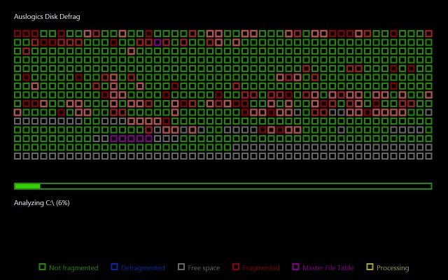 Auslogics disk defrag screen saver – Aproveite as horas mortas