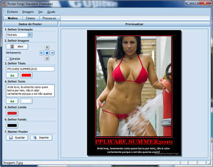 Poster Forge 1.02.05 – É tão fácil criar um poster!