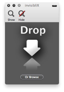 invisibliX 2.5 – Esconda ficheiros no Mac OS X