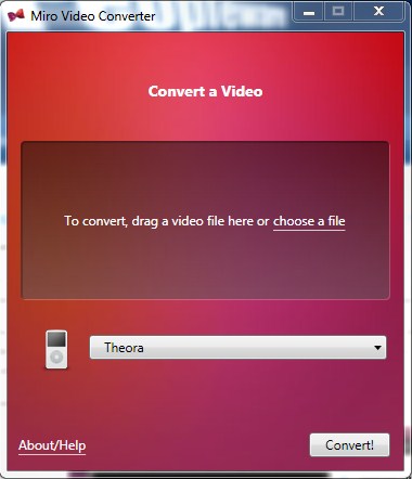 Miro Video Converter – Um conversor simples