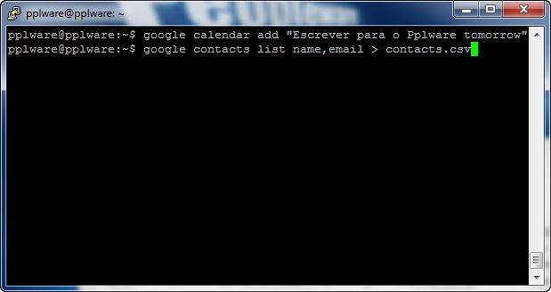 Google Command Line Tool